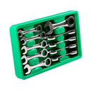 JOGO CHAVE COMBINADA CATRACA CURTA 10-19MM 10 PEÇAS SATA ST09025G