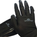 LUVAS SEGURANÇA NITRILICA WK21 POLIESTER TAMANHO G 9 POL WORKER 5 UN