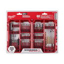 JOGO BITS BROCA SHOCKWAVE 60 PECAS MILWAUKEE 48-32-4097