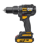 FURADEIRA IMPACTO 1/2 13MM 18V 65NM BATERIA CARREGADOR CAT