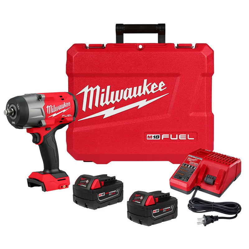 CHAVE IMPACTO 1/2 M18 FUEL 2967-259 MILWAUKEE 2 BATERIAS