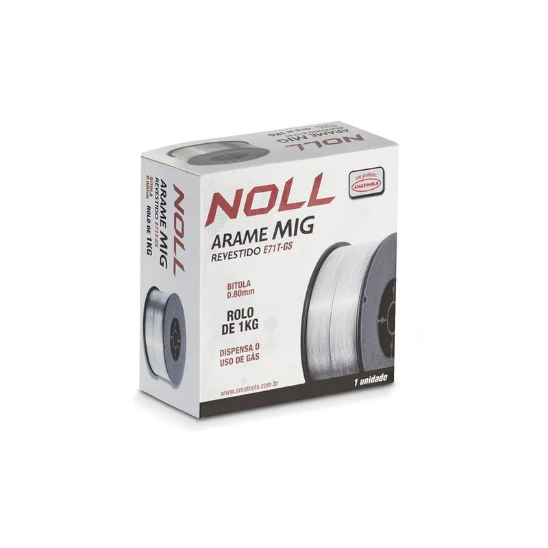 ARAME MIG 0,8MM CARRETEL 5KG NOLL