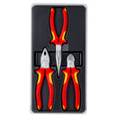 JOGO ALICATES VDE ISOLADO 1000V 3 PEÇAS KNIPEX 00 20 12