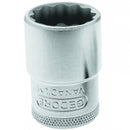 SOQUETE ESTRIADO 1/2 POL 19MM GEDORE D19-19