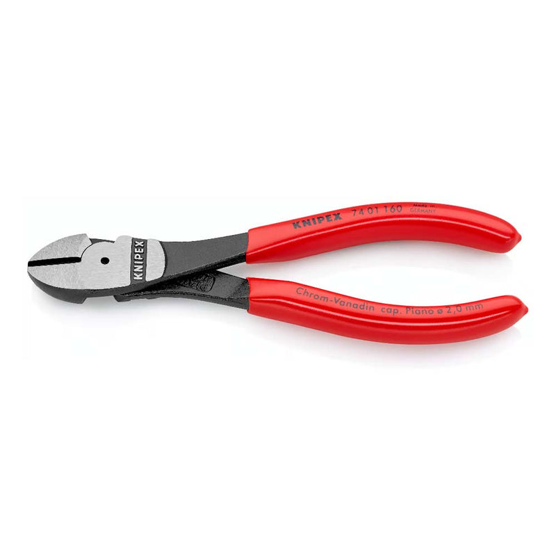 ALICATE CORTE DIAGONAL 6.1/4 POL ALTA MULTIPLICACAO KNIPEX 74 01 160