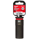 SOQUETE IMPACTO ENCAIXE 1/2 POL 20MM X 78MM MILWAUKEE