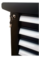 CARRO OFICINA FERRAMENTAS 7 GAVETAS PRETO KINGTONY