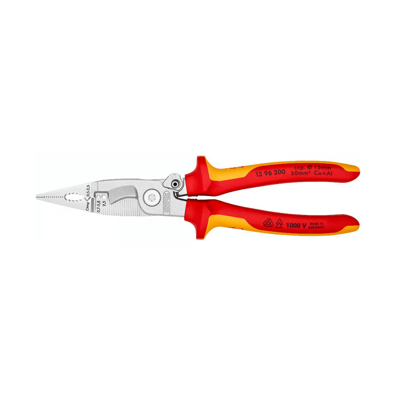 ALICATE ELETRICISTA VDE ISOLADO 1000V KNIPEX 13 96 200