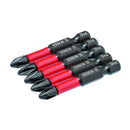 JOGO BITS PARAFUSADEIRA PH2 ENCAIXE 1/4 5 PEÇAS WORKER