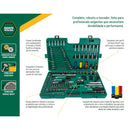 JOGO MALETA FERRAMENTAS SATA 190 PEÇAS COMPLETA