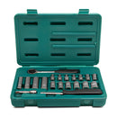 JOGO SOQUETE SEXTAVADO 1/4 04-14MM 20 PEÇAS SATA ST09522