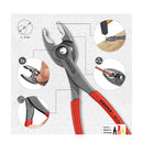 ALICATE AGARRE FRONTAL LATERAL TWINGRIP 200MM KNIPEX 82 01 200