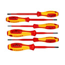 JOGO CHAVES FENDA PHILLIPS VDE ISOLADO 6 PEÇAS KNIPEX 00 20 12 V02