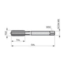 JOGO MACHO MANUAL AÇO RAPIDO M10 X 1,5MM 2 PEÇAS DORMER