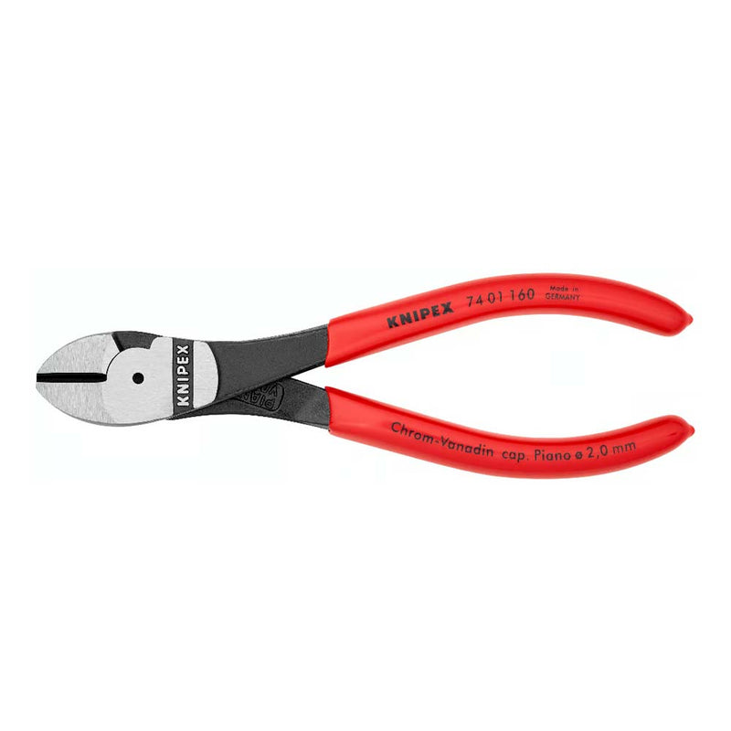 ALICATE CORTE DIAGONAL 6.1/4 POL ALTA MULTIPLICACAO KNIPEX 74 01 160