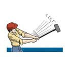 MARRETA 2KG CABO BORRACHA GEDORE 21B-2