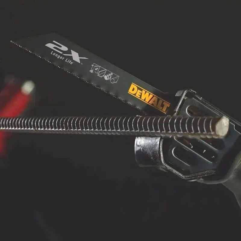LAMINA SERRA SABRE 6 POL CORTE METAL 5 PEÇAS DEWALT DWA4186