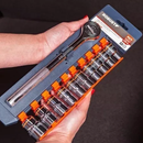 JOGO SOQUETES SEXTAVADOS 1/2 POL  8-22MM 11 PECAS ROBUST