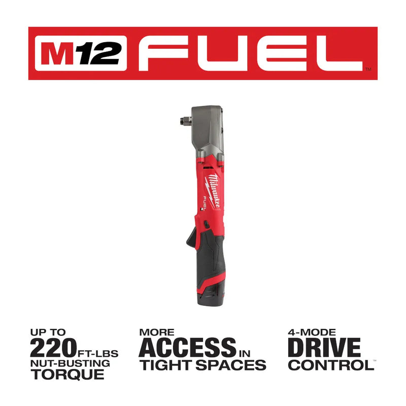 CHAVE IMPACTO ANGULAR 1/2" MILWAUKEE 12V FUEL