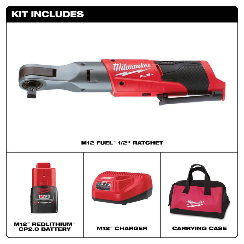 CHAVE CATRACA 1/2" 12V FUEL MILWAUKEE