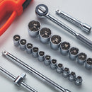 Jogo Soquetes 1/2" 08-32mm Gedore Robust 22 Pecas