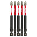 JOGO BIT PHILIPS PH2 89MM 5 PEÇAS MILWAUKEE