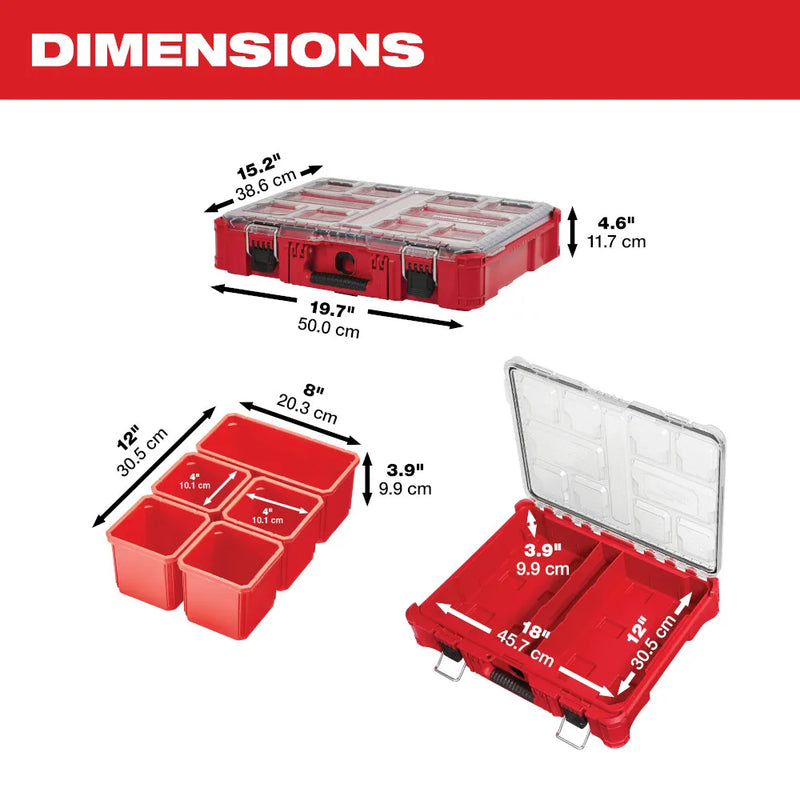 MALETA ORGANIZADORA PACKOUT MILWAUKEE