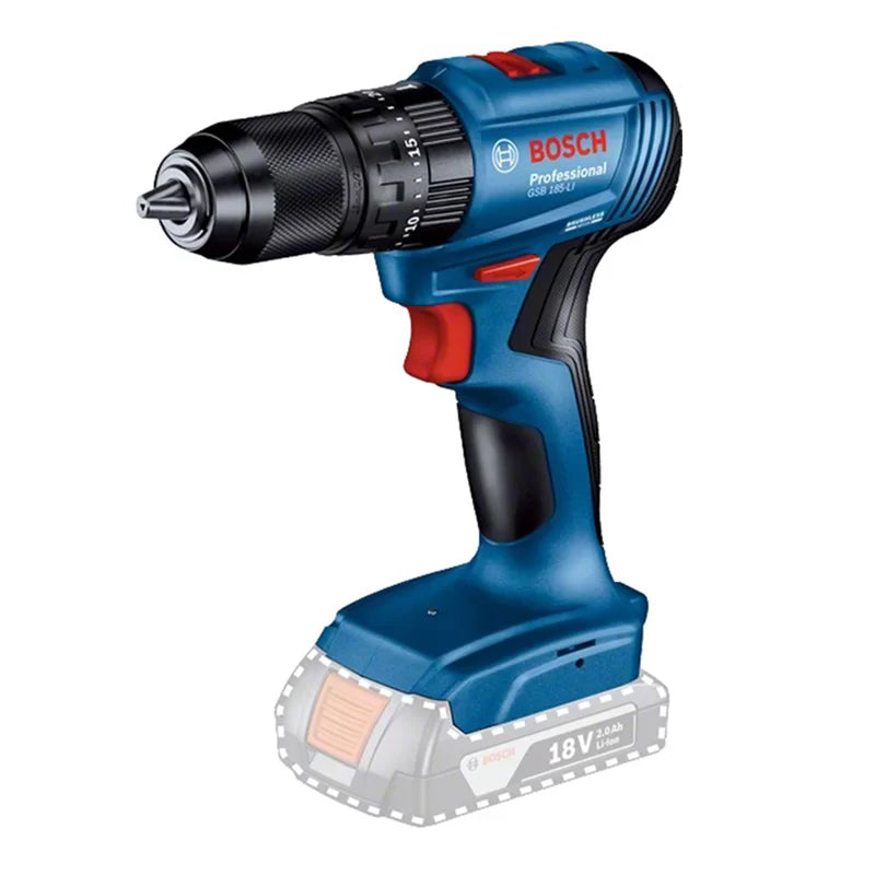 Parafusadeira Bosch 18V GSB 185-LI (com 2 baterias + maleta)